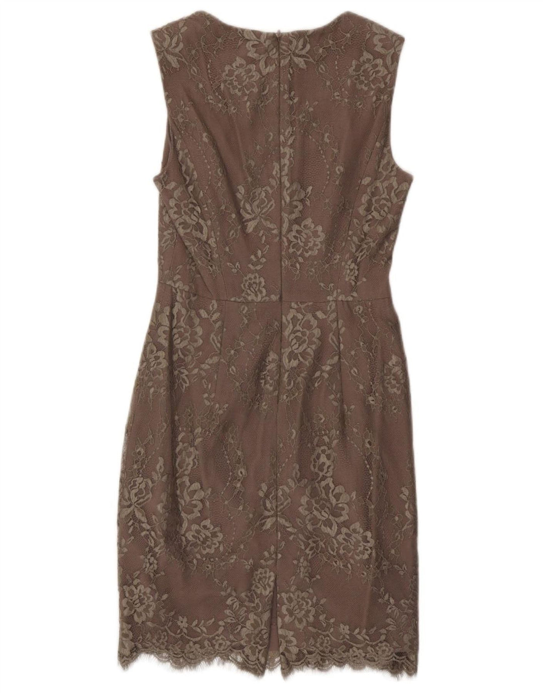 Λ.Κ. Γυναικείο αμάνικο φόρεμα BENNETT UK 8 Small Purple Floral Nylon