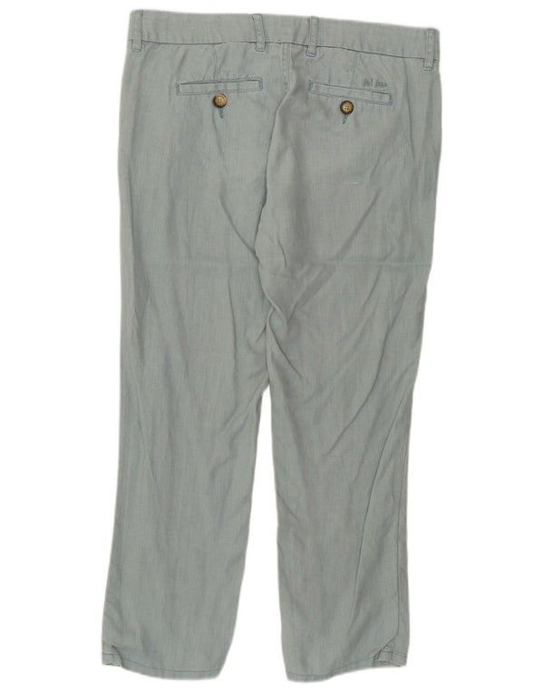 FAT FACE Γυναικείο ίσιο casual παντελόνι UK 10 Small W32 L25 Green Lenn