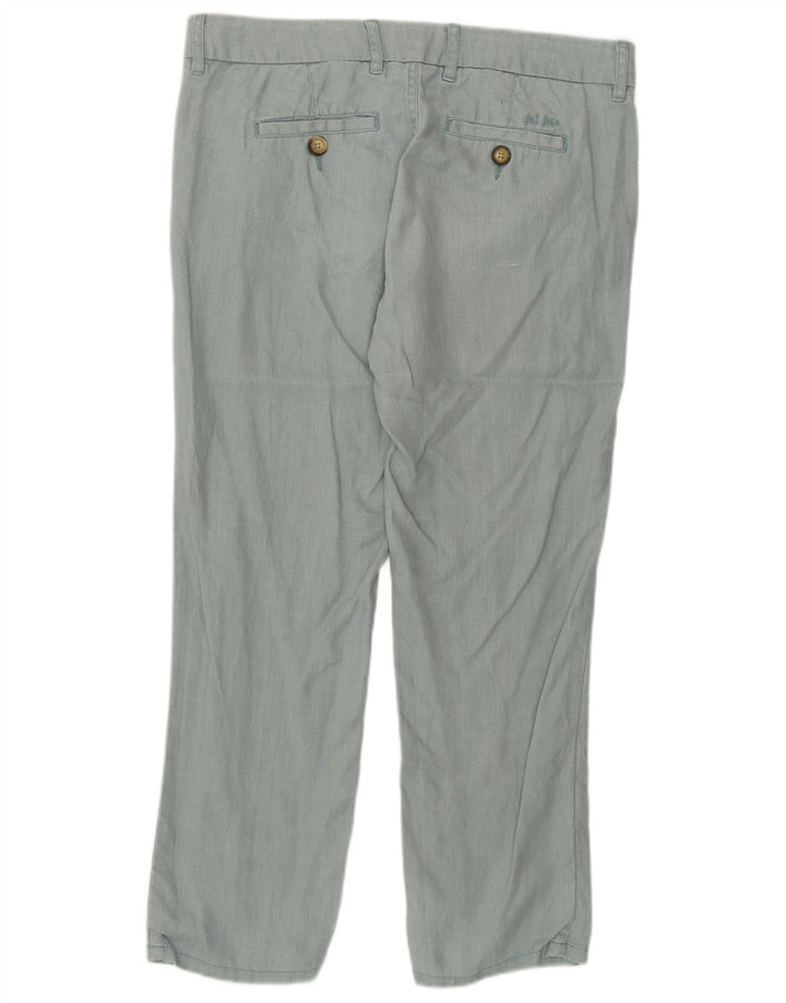 FAT FACE Γυναικείο ίσιο casual παντελόνι UK 10 Small W32 L25 Green Lenn