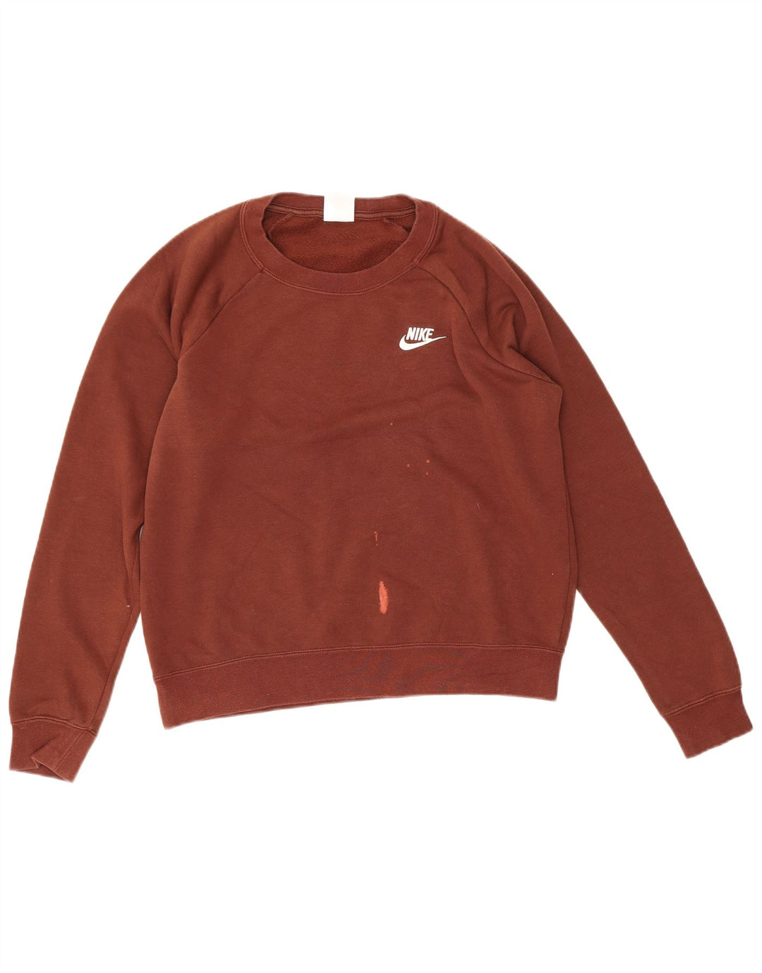 Γυναικείο φούτερ μεγάλου μεγέθους Nike Jumper UK 10 Μικρό καφέ βαμβακερό