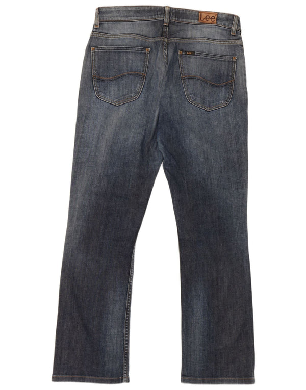 Lee Womens Cameron Bootcut Jeans W34 L28 Μπλε βαμβακερό