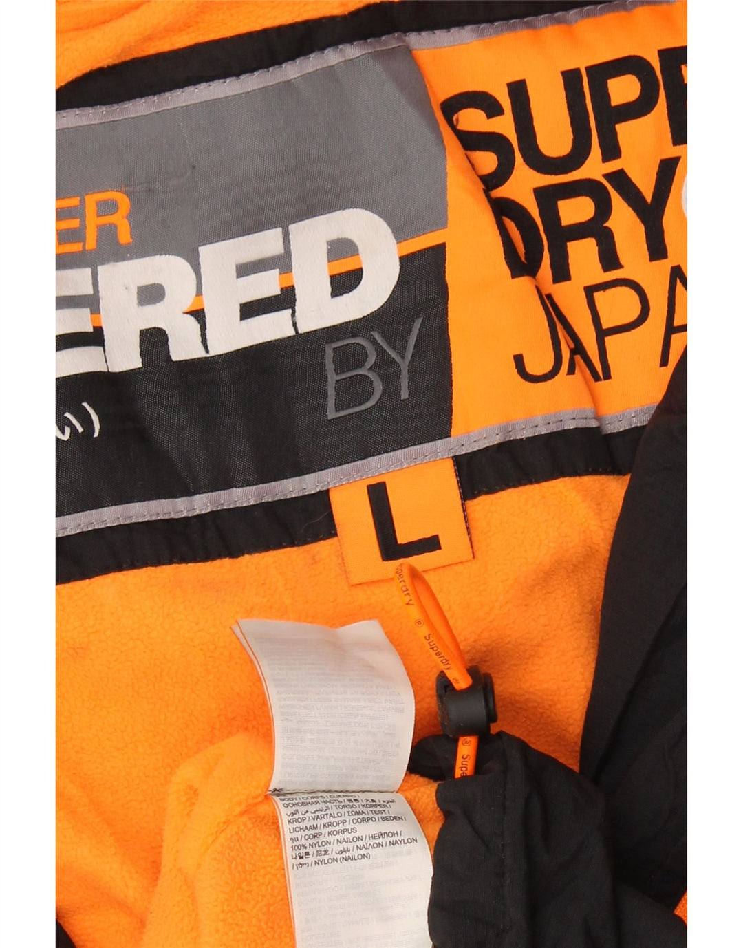 Superdry Γυναικείο Αντιανεμικό Μπουφάν UK 16 Large Black Nylon