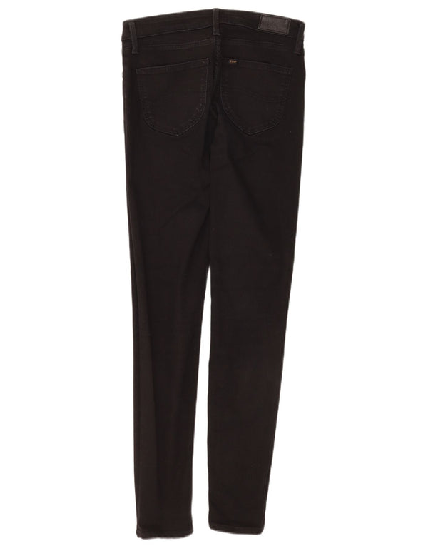 Lee Womens Scarlett Skinny Jeans W28 L33 Μαύρο βαμβακερό