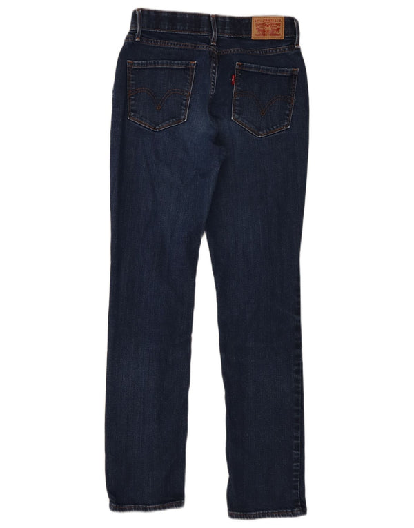 Levi's Womens 525 Straight Jeans US 4 Small W28 L28 Navy Blue
