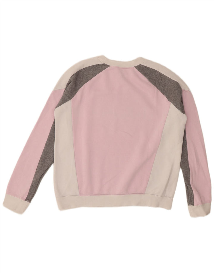 Γυναικείο γραφικό φούτερ Nike Jumper UK 14 Medium Pink Colourblock