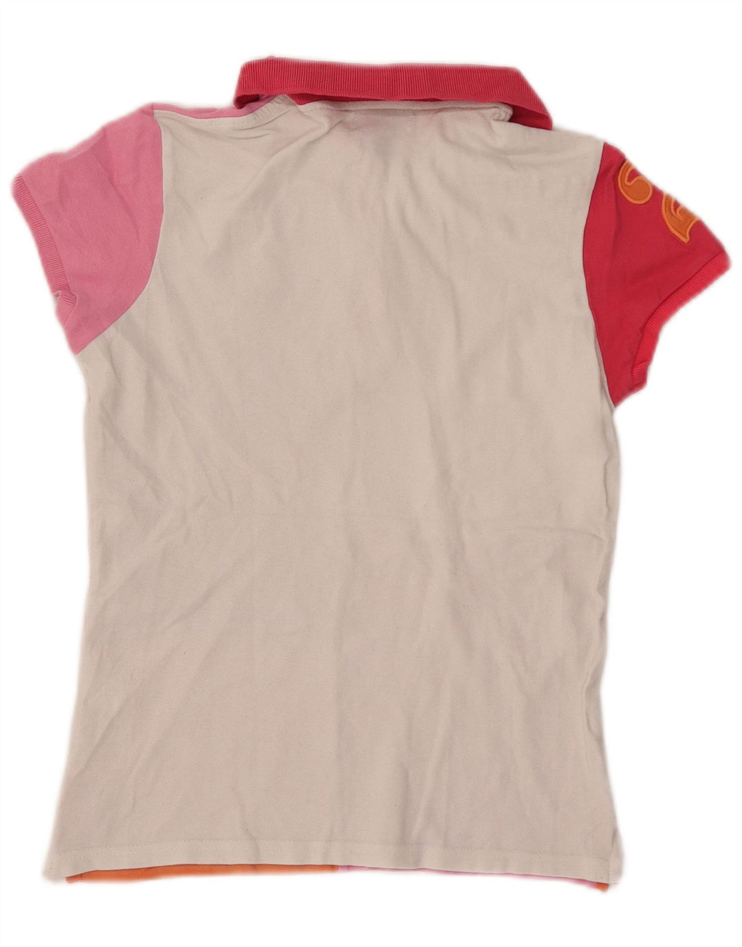 US POLO ASSN. Γυναικείο μπλουζάκι ράγκμπι πόλο UK 12 μεσαίο πολύχρωμο