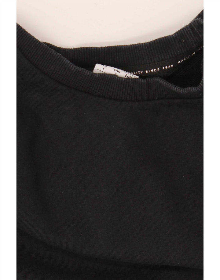 Ανδρικό φούτερ Puma Jumper μεγάλο μαύρο βαμβακερό
