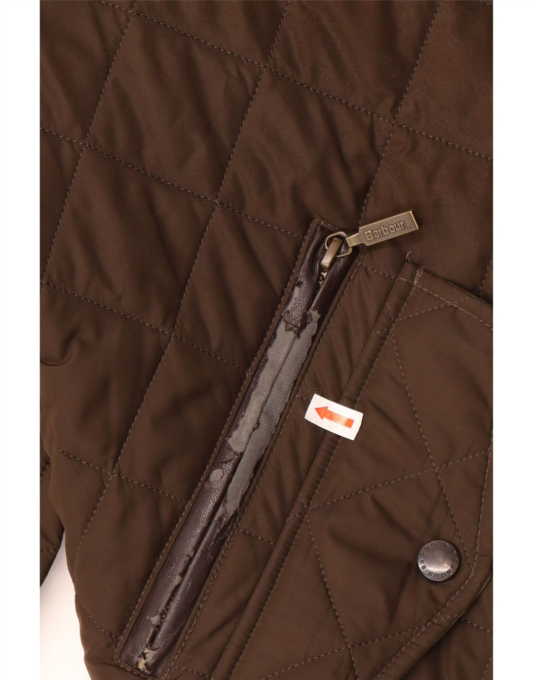 Ανδρικό καπιτονέ μπουφάν BARBOUR UK 42 XL καφέ πολυεστέρας