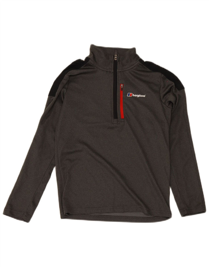 Berghaus Boys φορμάκι πουλόβερ με φερμουάρ 11-12 ετών γκρι χρώμα