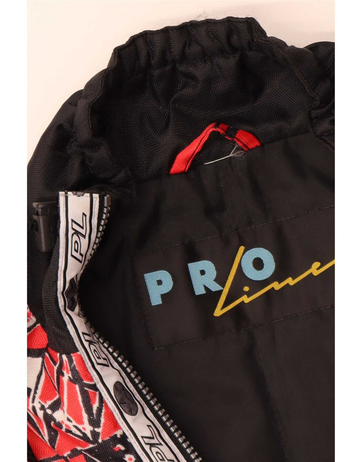 Proline Ανδρικό γραφικό μπουφάν Anorak UK 40 μεγάλο κόκκινο γεωμετρικό πολυαμίδιο