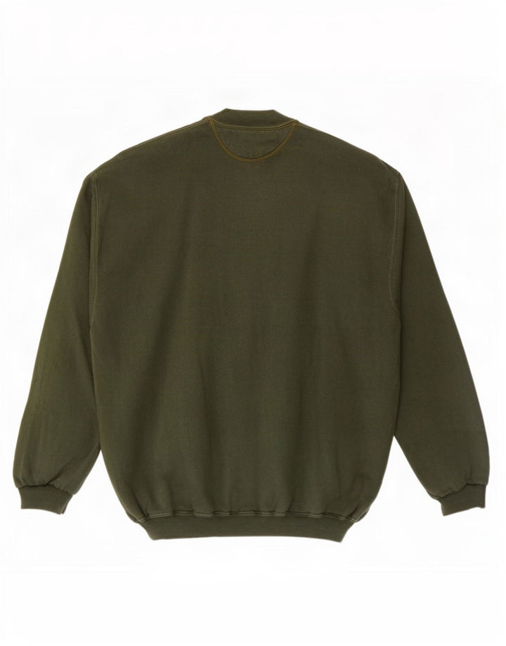 Ανδρικό πουλόβερ Rifle Cardigan XL Χακί Βαμβακερό