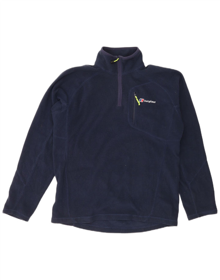 Berghaus Ανδρικό φερμουάρ Fleece Jumper Μεγάλο Navy Blue Polyester