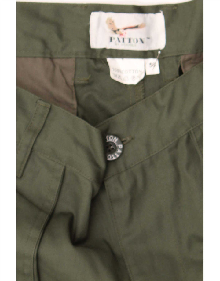 Patton Ανδρικό ίσιο παντελόνι Cargo W38 L27 Χακί Βαμβακερό