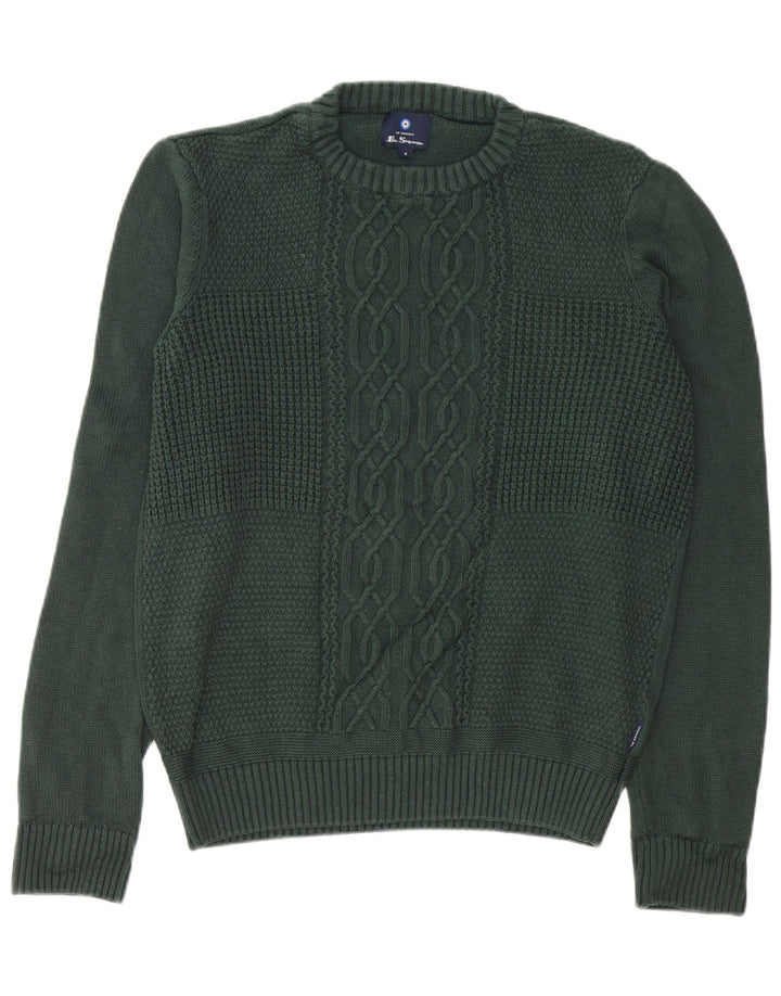 Ανδρικό πουλόβερ με λαιμόκοψη Ben Sherman, μεσαίο βαμβακερό
