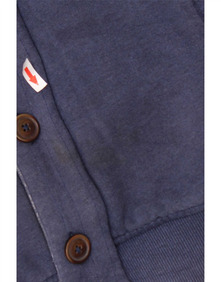 Tommy Hilfiger Ανδρική φόρμα φόρμας Sherpa Top Jacket μεγάλο μπλε βαμβακερό