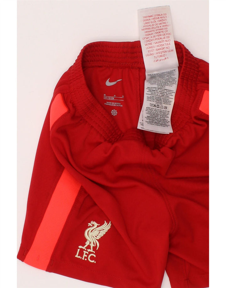 Αθλητικά σορτς Nike Boys Liverpool 7-8 ετών Μεσαίου κόκκινου χρώματος πολυεστέρας
