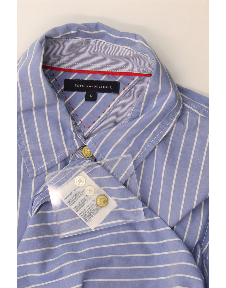 Tommy Hilfiger Γυναικείο Πουκάμισο US 6 Βαμβακερό μεσαίο μπλε ρίγες