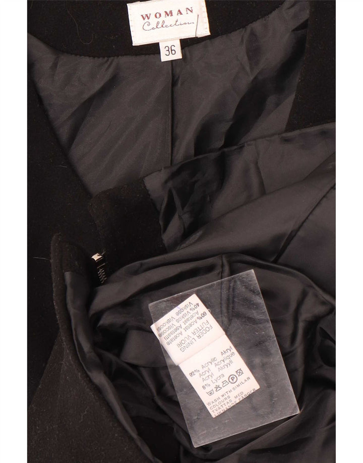 Vintage Γυναικείο Gilet EU 36 Μικρό Μαύρο Ακρυλικό