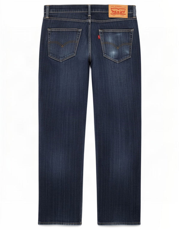 Levi's Mens 504 Straight Jeans W34 L30 Blue Cotton
