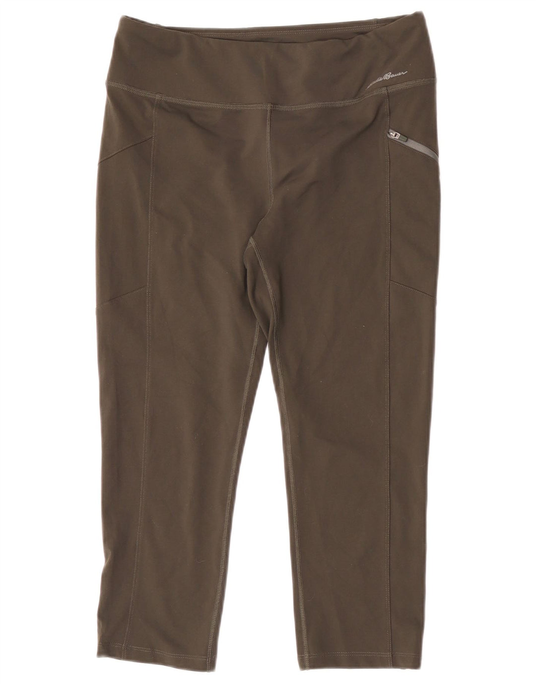 Eddie Bauer Γυναικεία Κάπρι Κολάν UK 12 Μεσαίου Πράσινου Πολυεστέρα