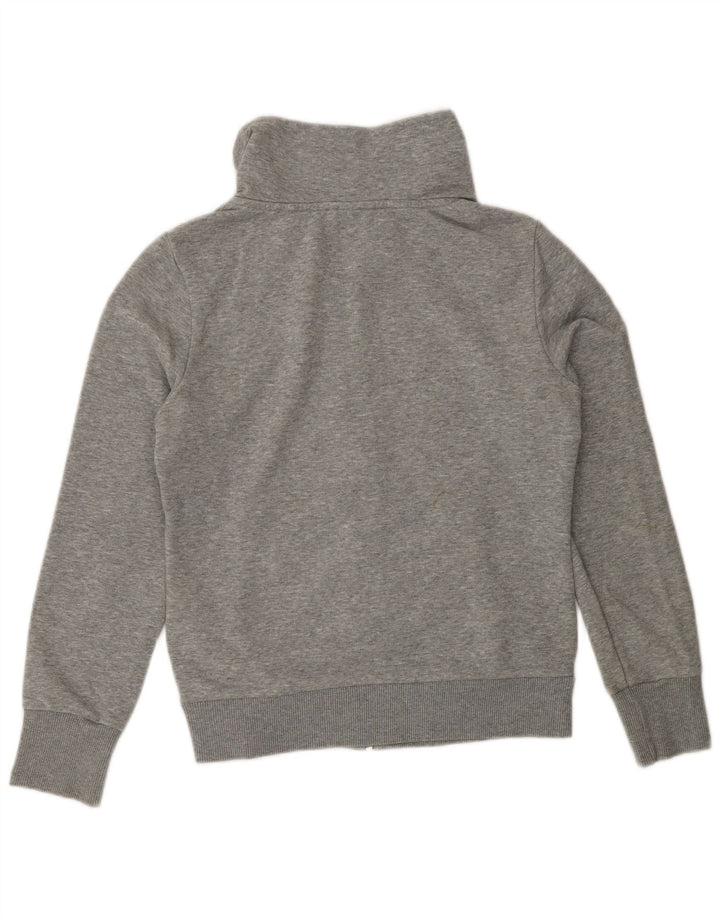 Γυναικεία φόρμα Puma Top Jacket UK 10 Small Grey Flecked Cotton