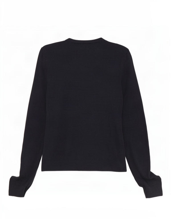 Ανδρικό πουλόβερ Marks & Spencer Crew Neck Jumper 2XL Navy Blue Acrylic