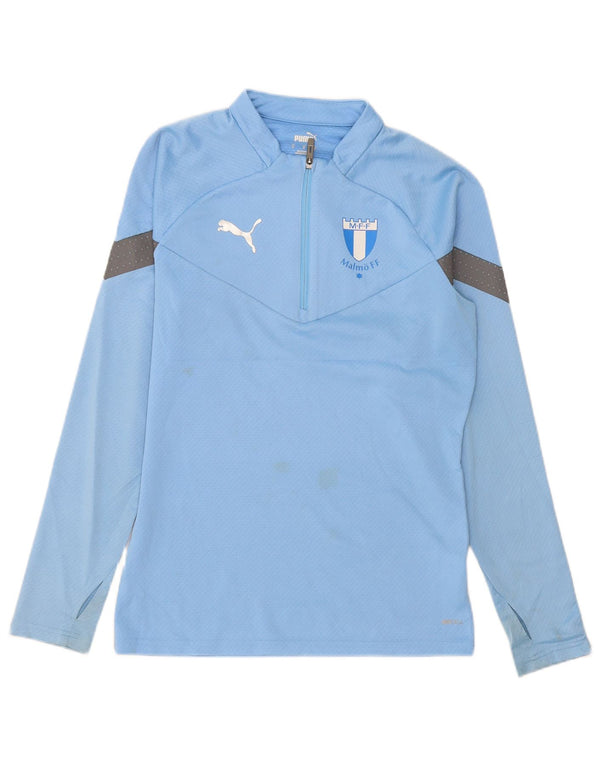Ανδρική φόρμα πουλόβερ με φερμουάρ Puma Top Small Blue Colourblock Polyester