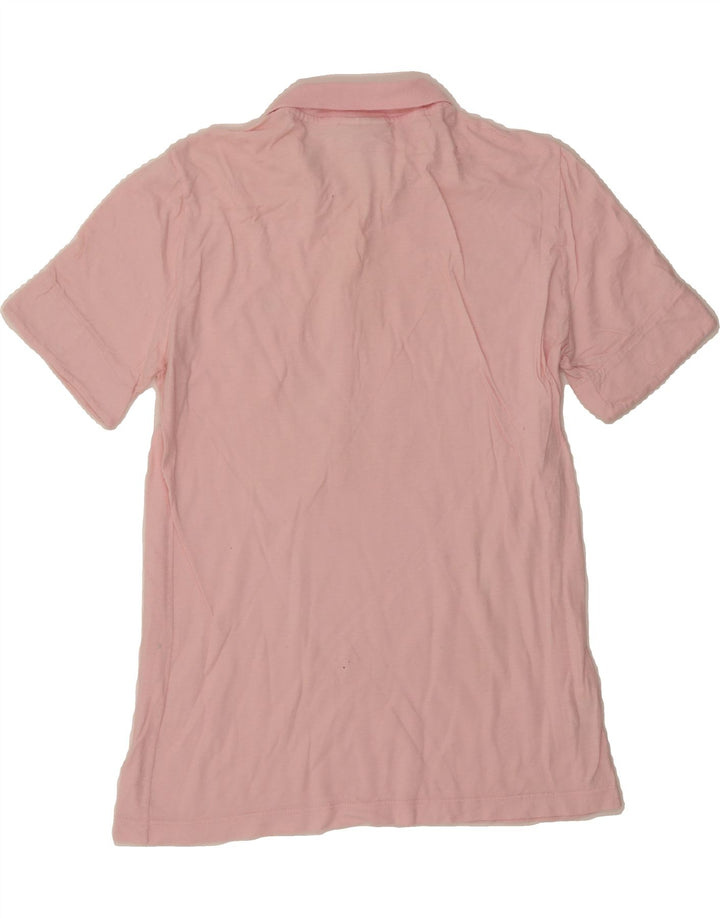 LACOSTE Womens Polo Shirt Size 42 Large Pink Cotton Vintage Lacoste and Second-Hand Lacoste from Messina Hembry 