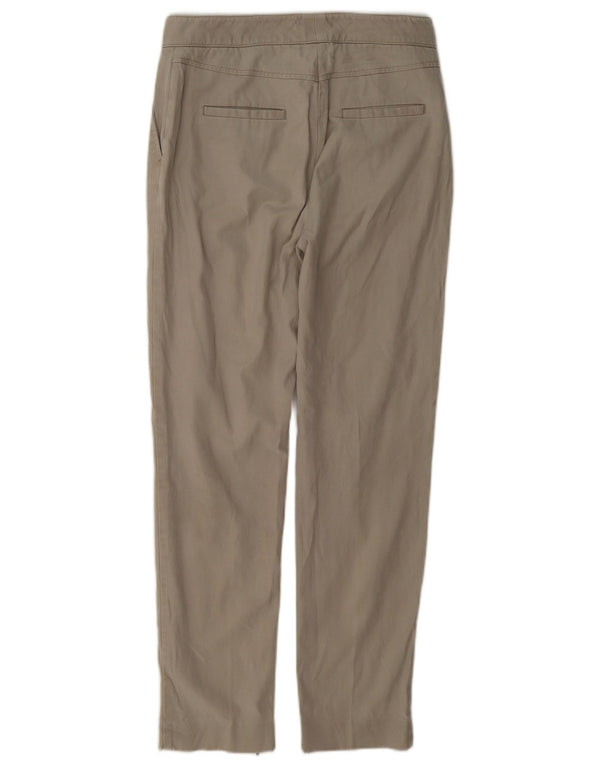 Reiss γυναικείο λεπτό παντελόνι Chino UK 6 XS W25 L28 Πράσινη βισκόζη