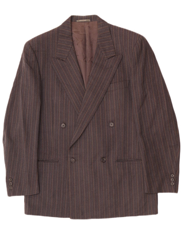 Trussardi Ανδρική φόρμα 2 τεμαχίων IT 50 Large W32 L29 Γκρι ριγέ