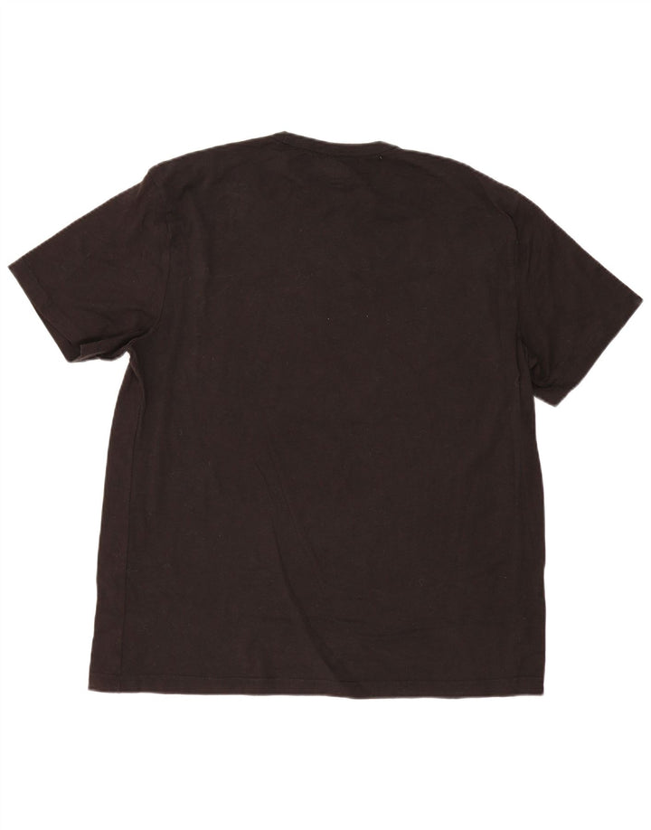 Lee Ανδρικό T-Shirt Top XL Μαύρο ριγέ βαμβακερό
