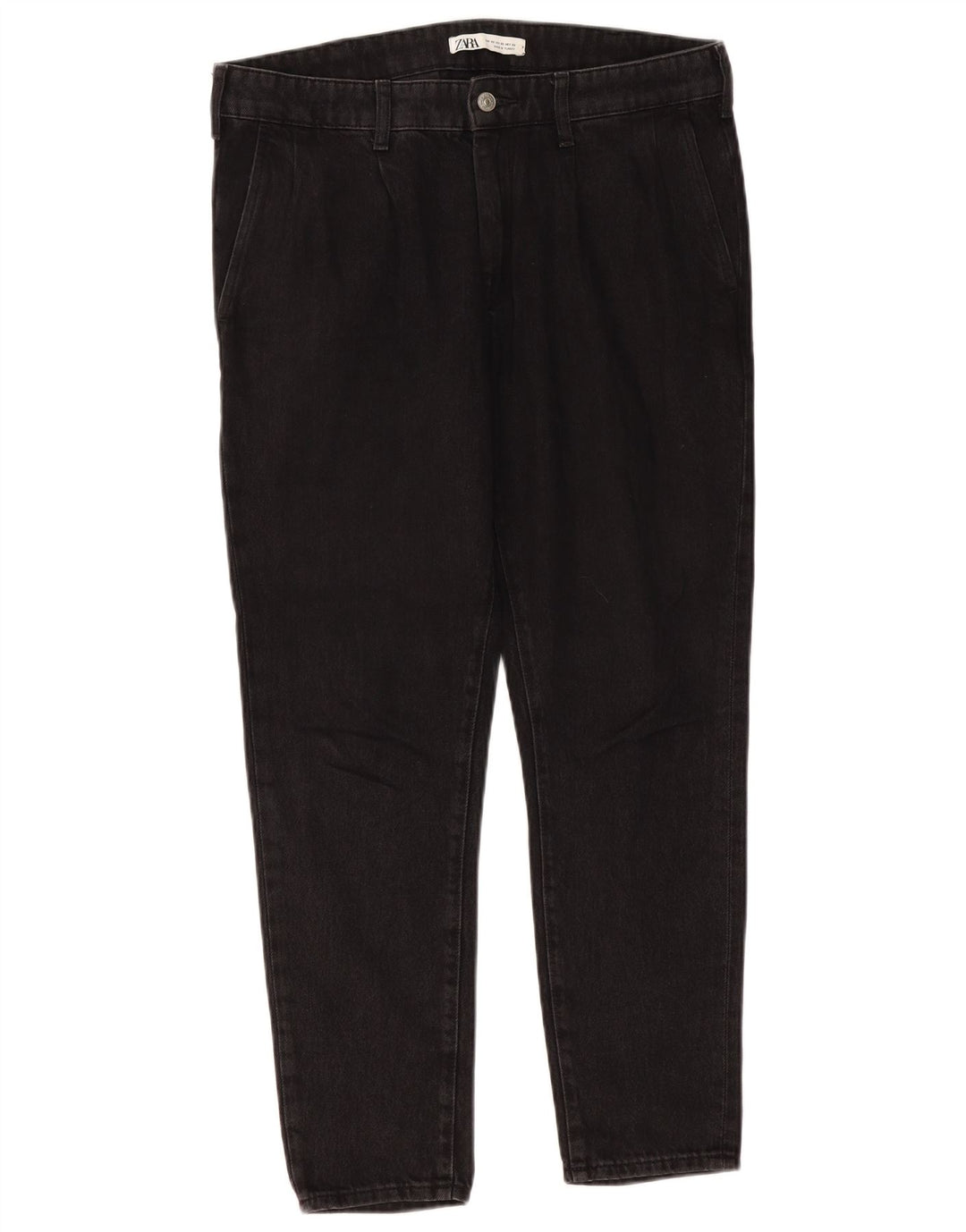 ZARA Ανδρικό Slim Jeans EU 42 Large W32 L27 Μαύρο βαμβακερό