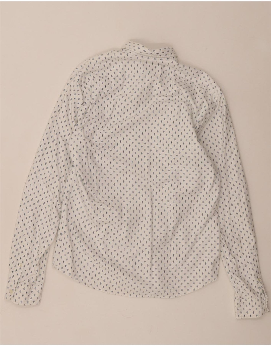 Ανδρικό πουκάμισο Scotch & Soda Classic Fit Βαμβακερό μεσαίο λευκό με στίγματα