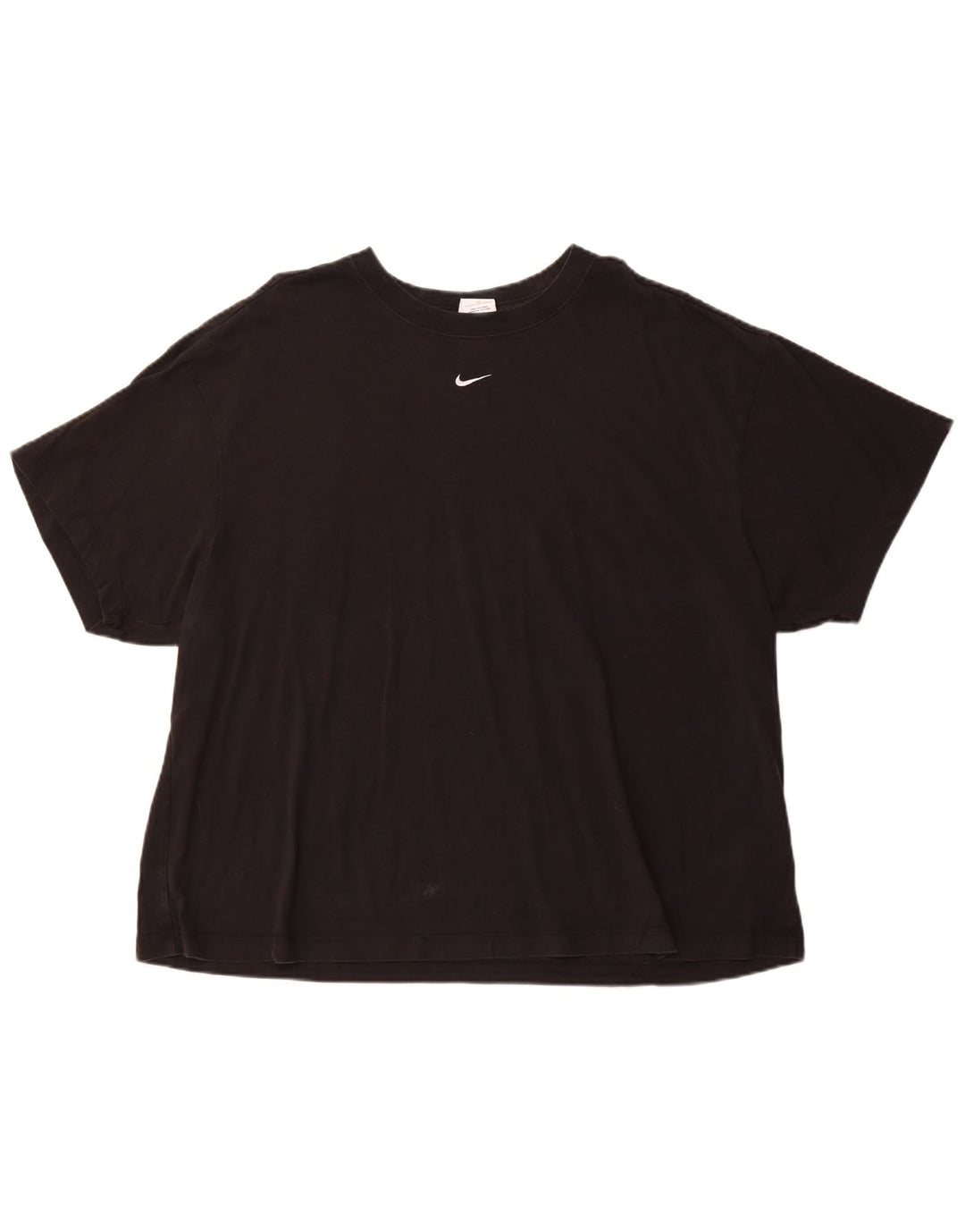 NIKE Γυναικείο T-Shirt Top UK 20 2XL Μαύρο βαμβακερό