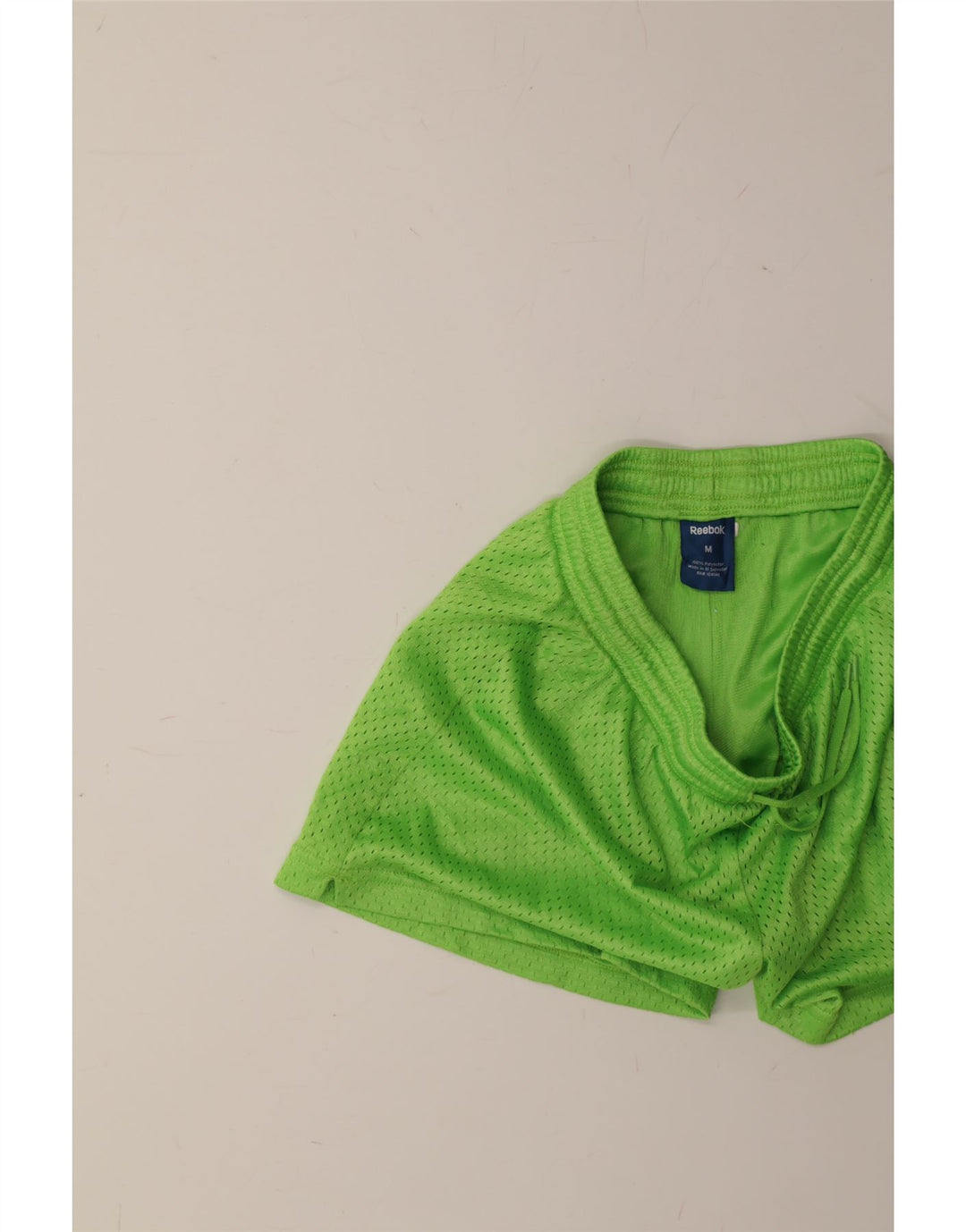 REEBOK Girls Sport Shorts 13-14 Years Medium  Green Polyester Vintage Reebok and Second-Hand Reebok from Messina Hembry 