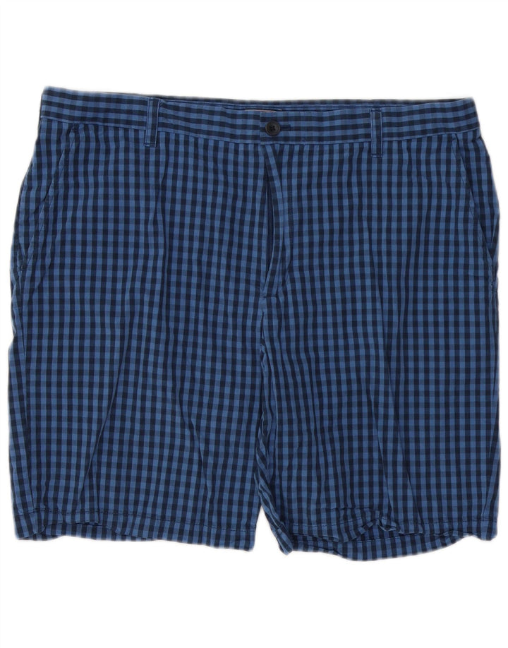 Ανδρικό σορτς Chino IZOD W38 XL Μπλε βαμβακερό Gingham