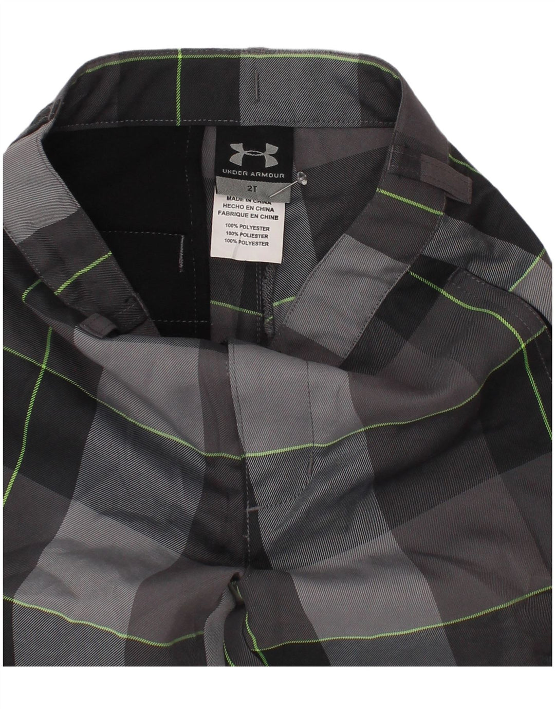 Under Armour Baby Boys Chino Παντελόνι 18-24 μηνών W20 Grey Check Polyester