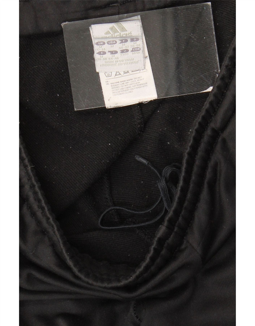 Adidas Γυναικεία φόρμα παντελόνι UK 12/14 Μεσαίο μαύρο πολυεστέρα