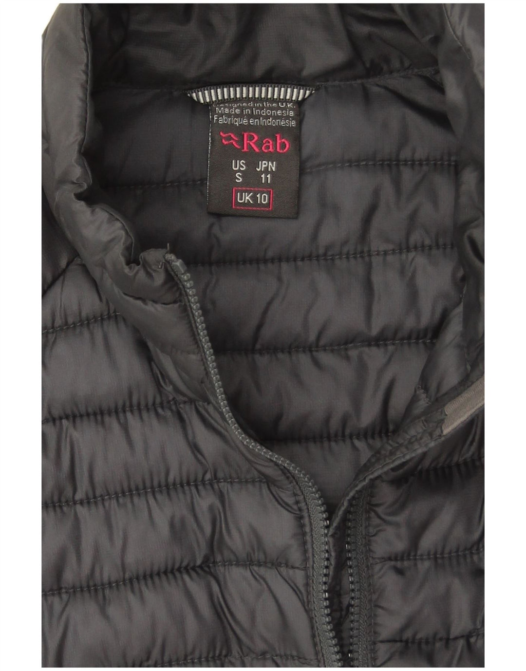 Rab Γυναικείο μπουφάν με επένδυση UK 10 Small Grey Polyamide