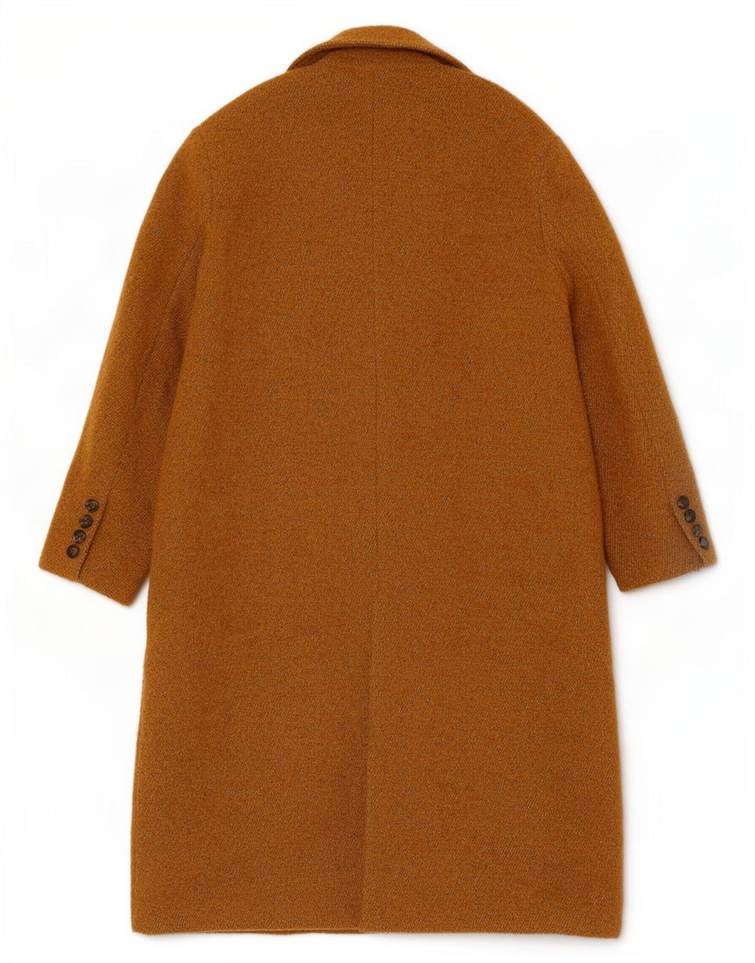 Warehouse Γυναικείο Διπλό Παλτό UK 14 Medium Beige Βαμβακερό