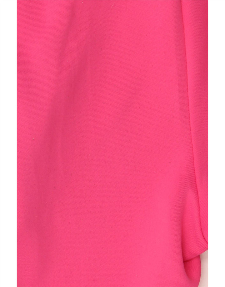 Adidas Γυναικεία ίσια φόρμα παντελόνια UK 10 Small Pink Polyester