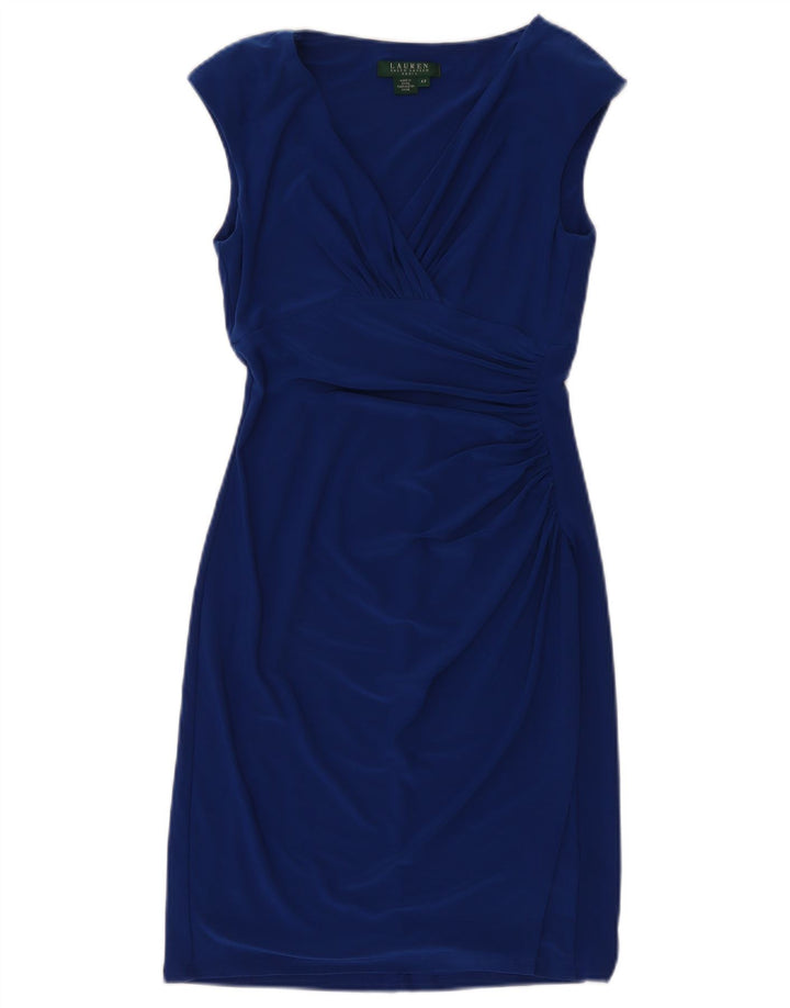 Γυναικείο αμάνικο φόρεμα Ralph Lauren US 4 Small Blue Polyester