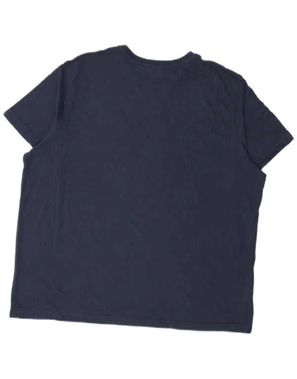 Eddie Bauer Ανδρικό T-Shirt Top 2XL Navy Blue Cotton