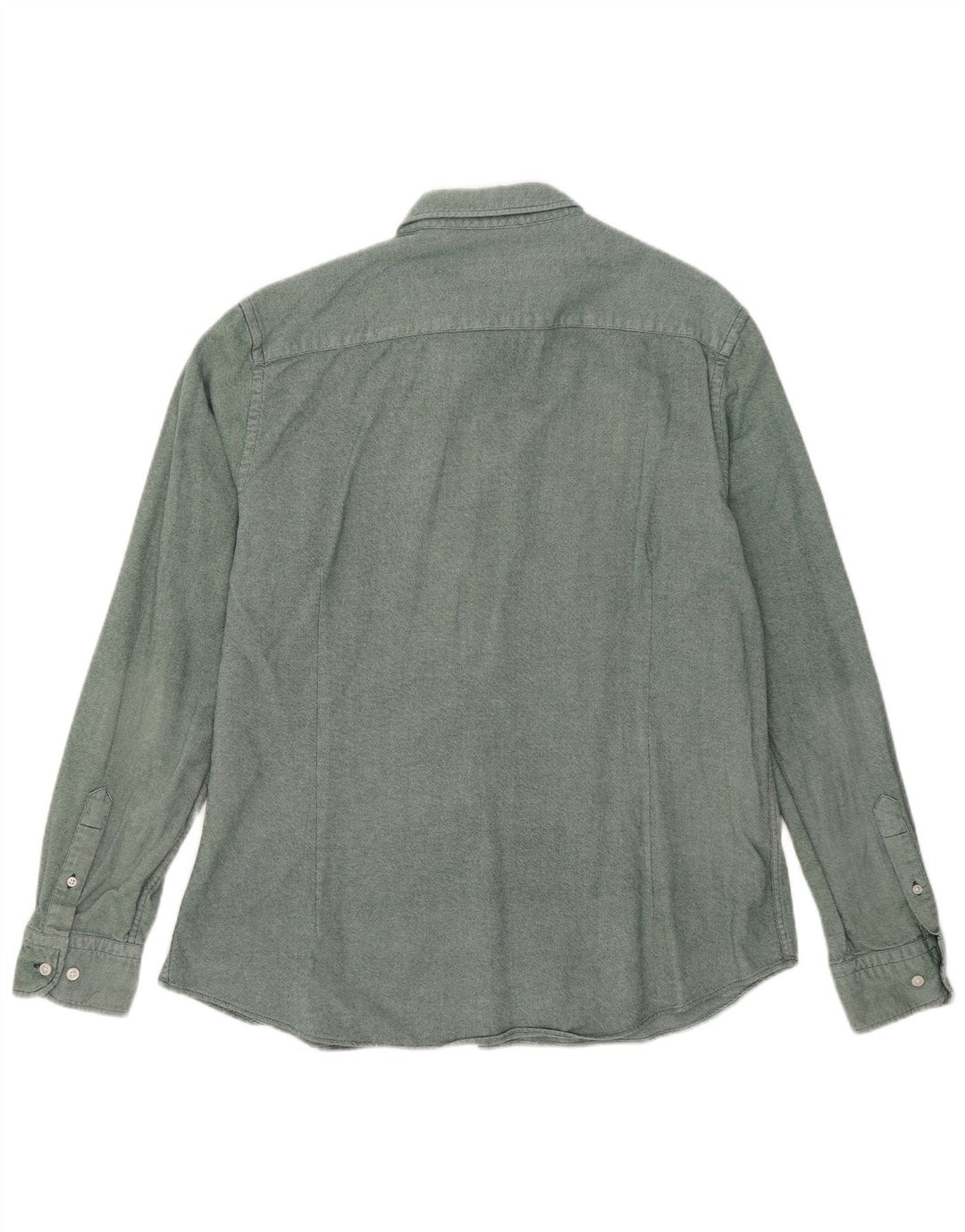 Ανδρικό πουκάμισο MASSIMO DUTTI XL Πράσινο βαμβακερό