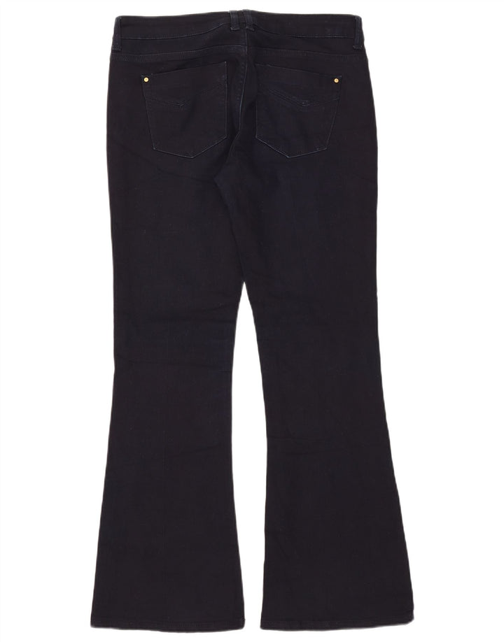 Topshop Γυναικείο τζιν με φλάντζα W30 L30 Navy Blue Cotton