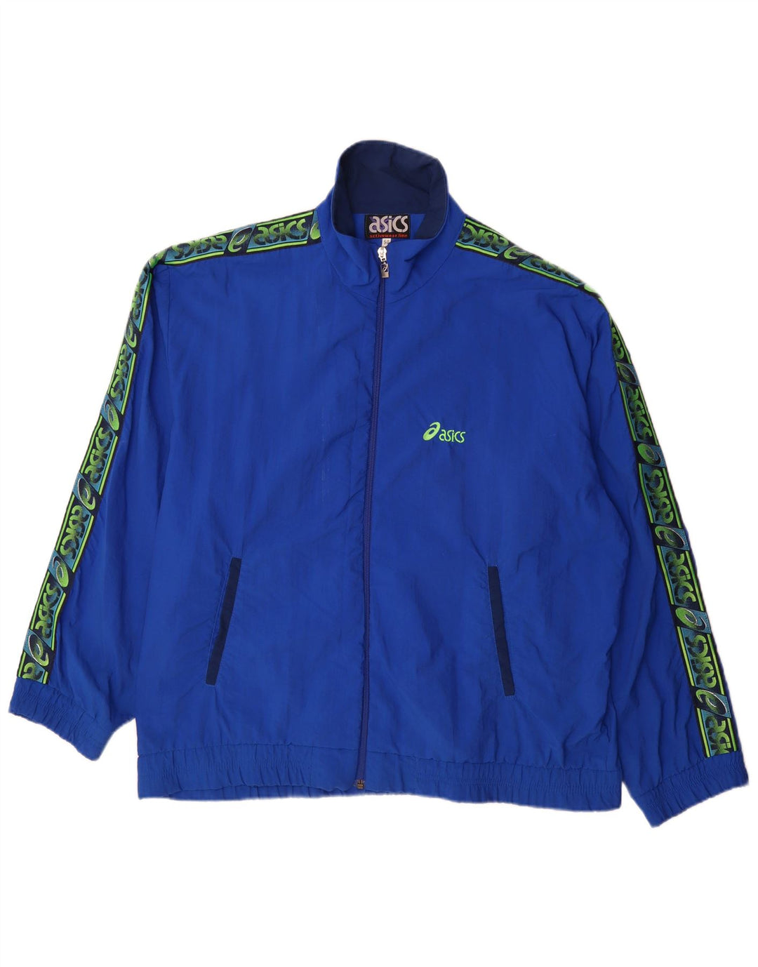 Ανδρική αθλητική φόρμα γραφικών Asics Top Jacket IT 50 Medium Blue Colourblock