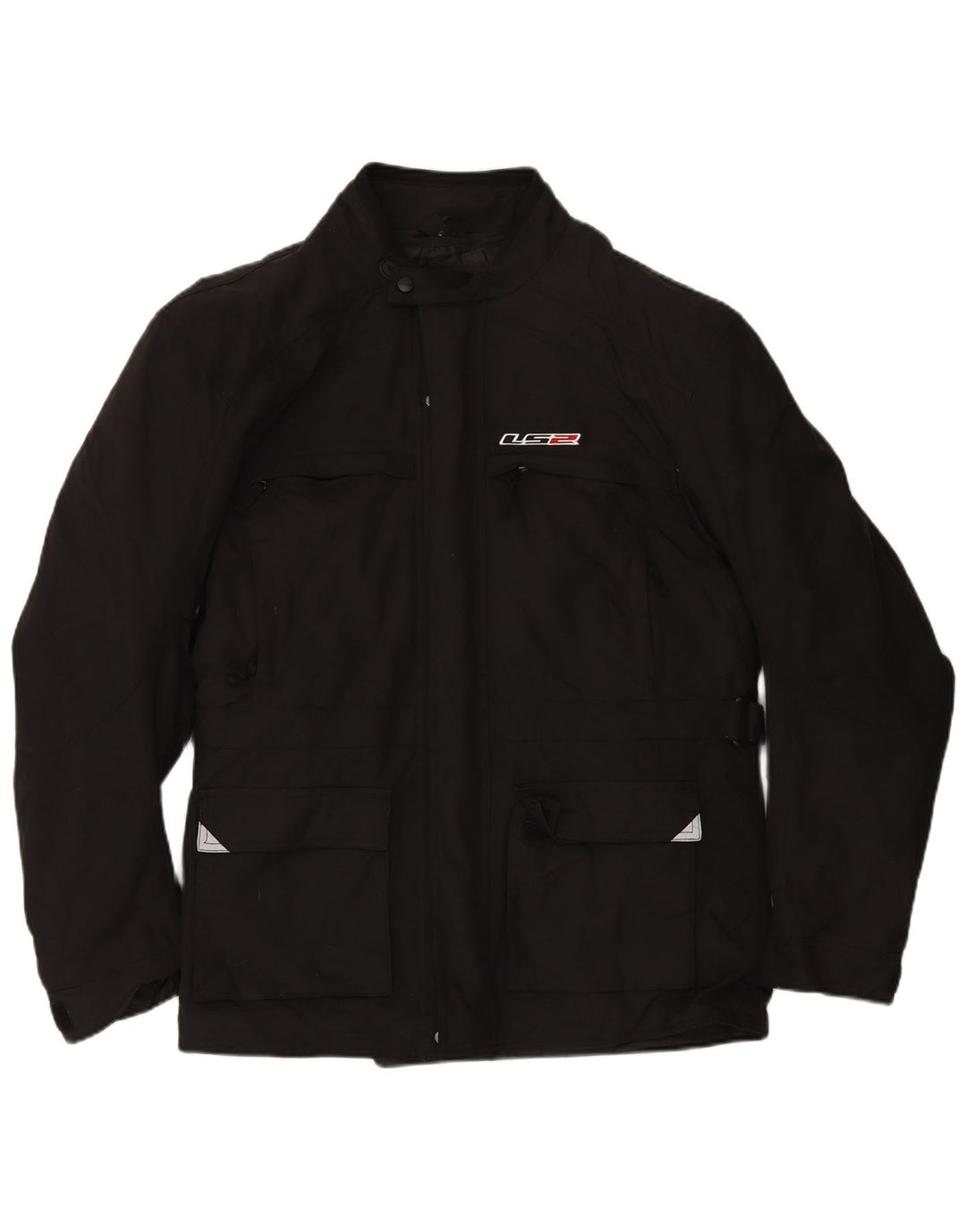 LS2 Ανδρική ένδυση Graphic Racer Jacket UK 48 4XL Μαύρο Πολυαμίδιο