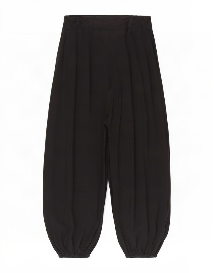Marks & Spencer Γυναικείο Παντελόνι Harem Medium W28 L26 Μαύρη βισκόζη