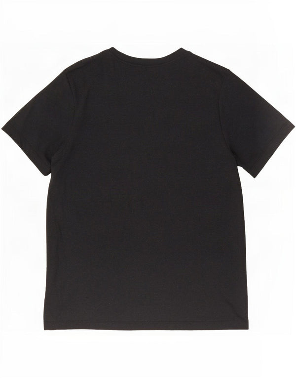 Ανδρικό γραφικό μπλουζάκι Nike Dri Fit, μαύρο πολυεστέρα