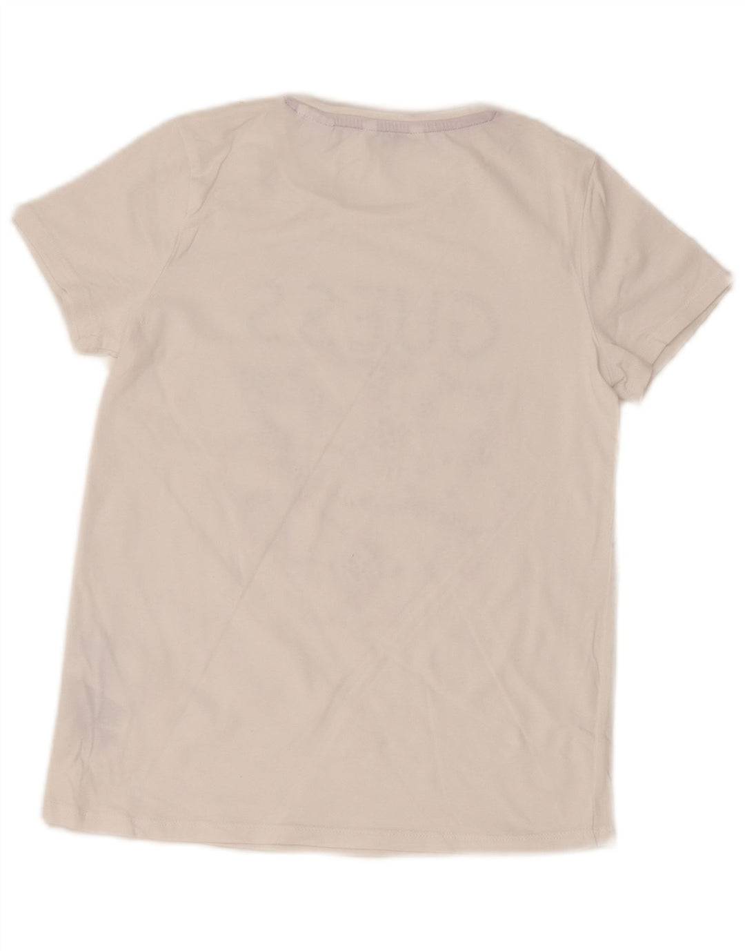 GUESS Girls Graphic T-Shirt Top 13-14 ετών Λευκό βαμβακερό
